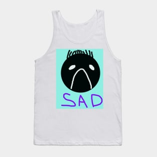 Sad Baby Face Tank Top